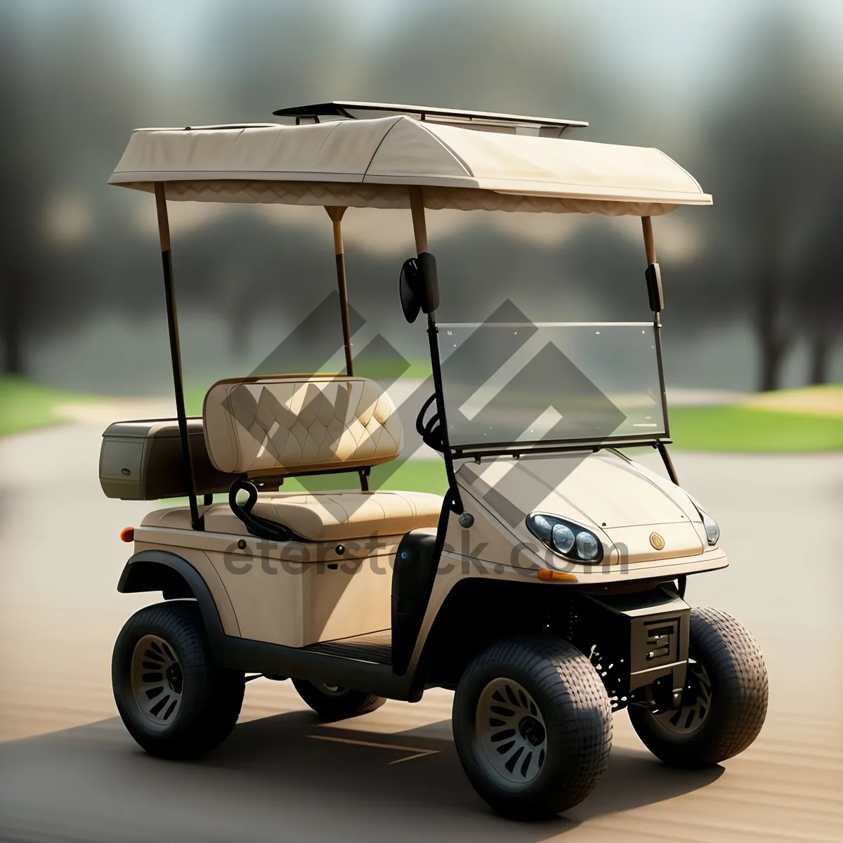 Picture of Golf Cart: Sports Equipment for Golf Course Transportation