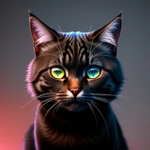 Adorable Gray Tabby Cat with Curious Eyes