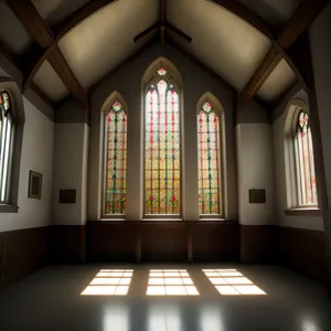 Divine Illumination: A Glimpse into Historic Catholic Architecture