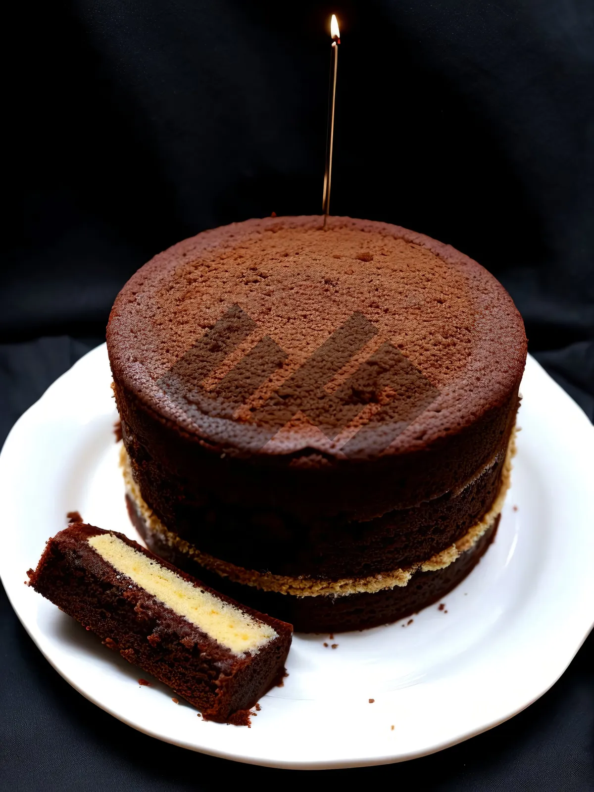 Picture of Dessert Delight: Divine Chocolate Espresso Cake Slice