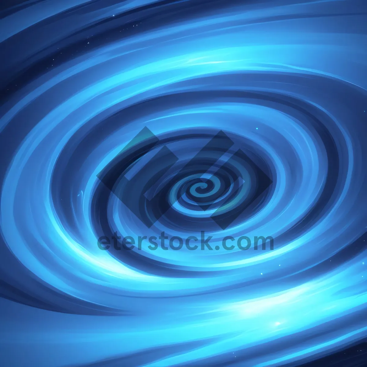 Picture of Futuristic Fractal Tunnel: Artistic Curves in Motion