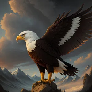 Majestic Bald Eagle Soaring in Freedom
