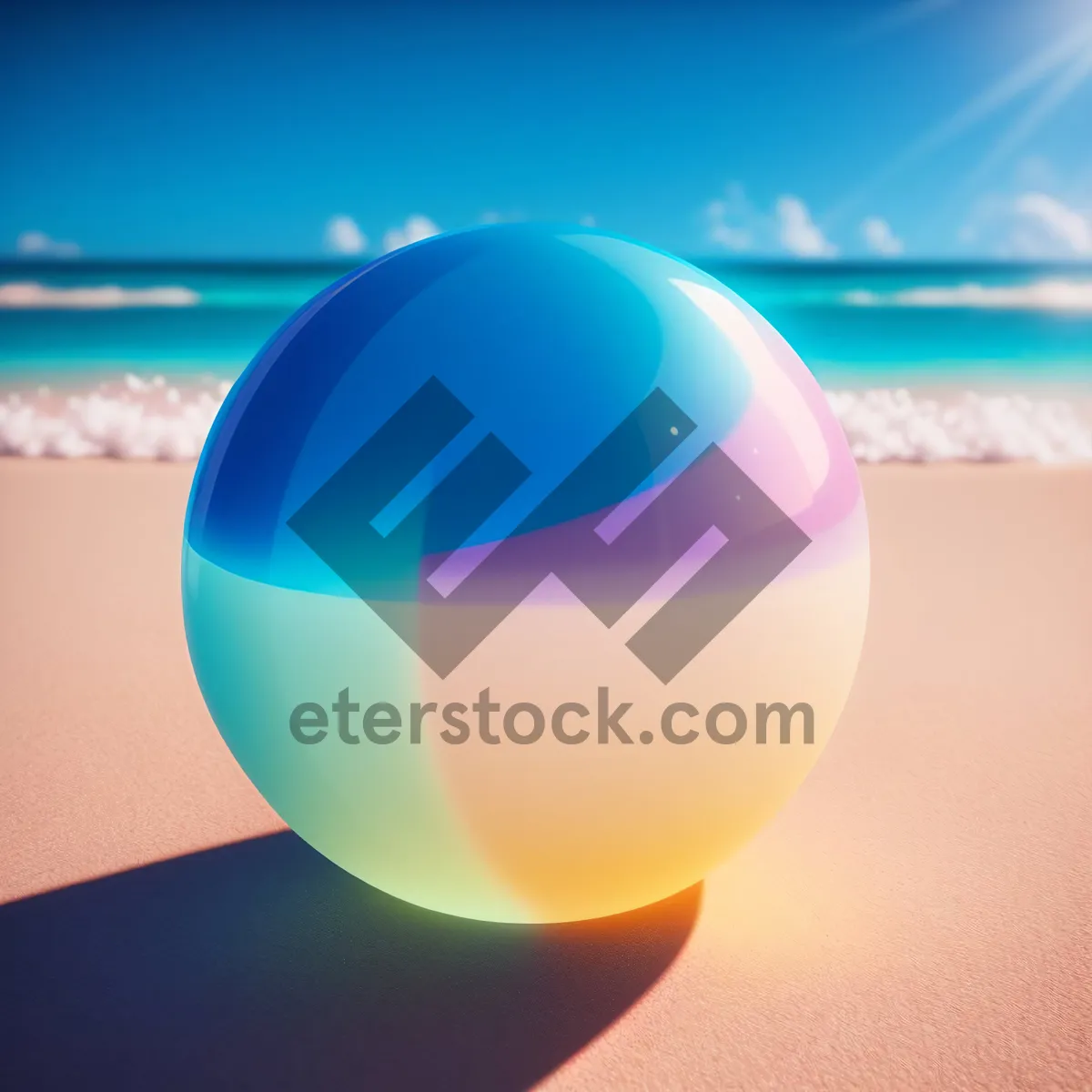 Picture of Colorful Button Set with Glossy Glass Reflection