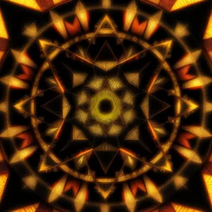 Fractal Kaleidoscope: Vibrant Window of Symmetrical Patterns
