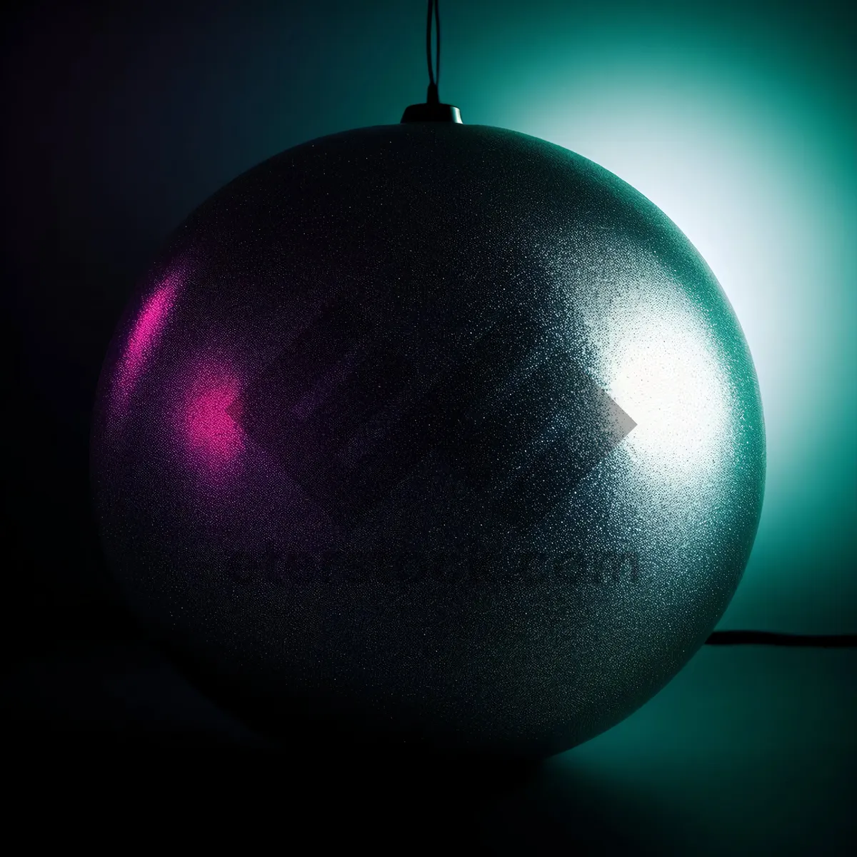 Picture of Bright holiday glass ball ornament hanging