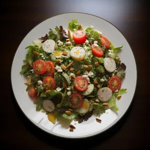 Gourmet Grilled Vegetable Salad with Chickpeas and Cheese