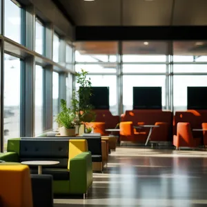 Modern Living Room with Stylish Furniture and Wooden Accents