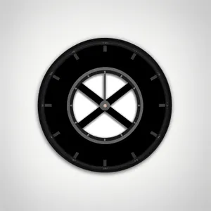 Analog Wall Clock - Time Symbol Icon