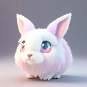 Fluffy Bunny with Cute Ears