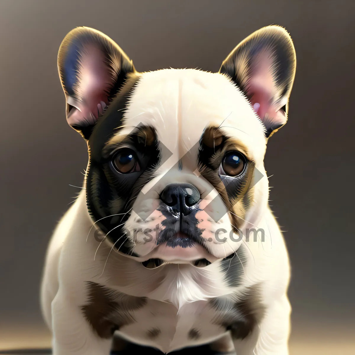 Picture of Irresistibly Cute Wrinkled Bulldog Puppy