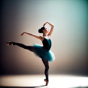 Graceful Ballet Performance in Silhouette