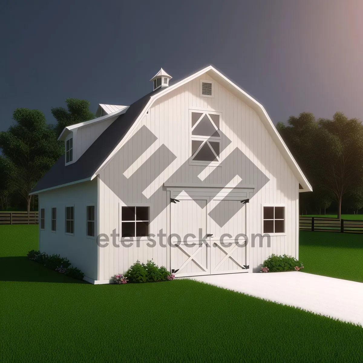 Picture of Country Estate with Beautiful Landscaping and Garage