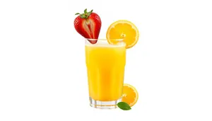 Fresh Orange Juice Glass Healthy Beverage