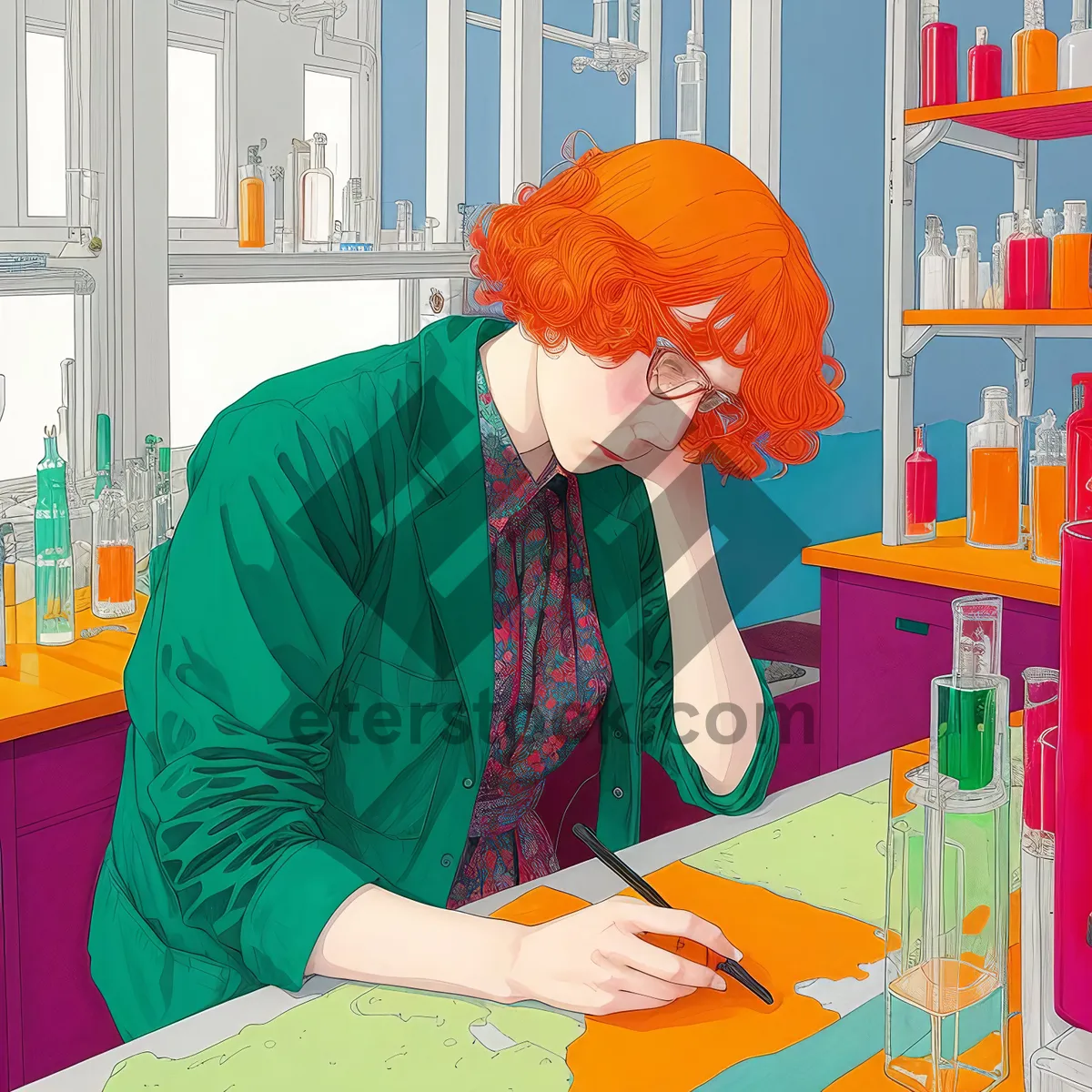 Picture of Smiling Male Comedian Embracing Entertainment and Education