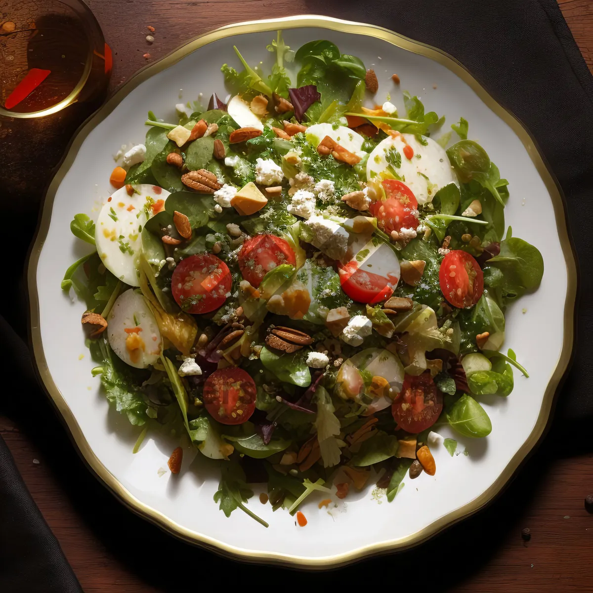 Picture of Nutritious and Delicious Gourmet Vegetable Salad