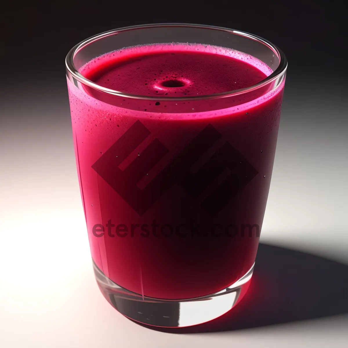 Picture of Refreshing cocktail with fruit and ice cubes