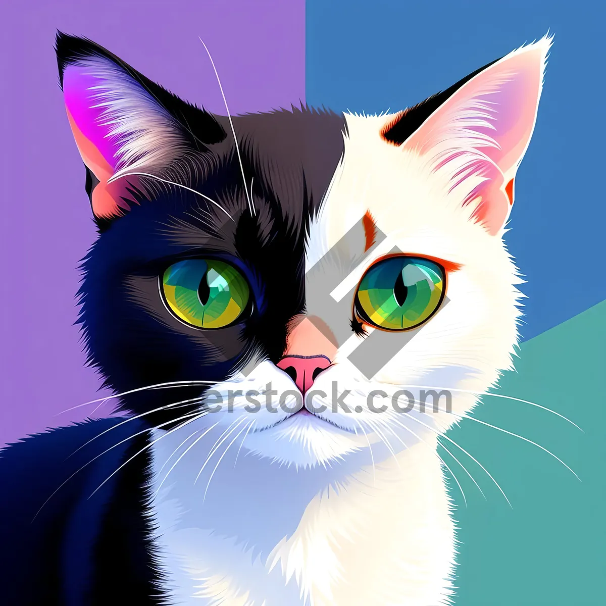 Picture of Cute Kitty with Playful Eyes