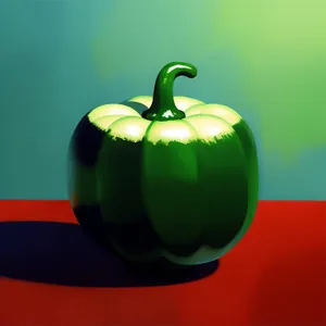 Fresh and Healthy Bell Pepper and Apple Slices