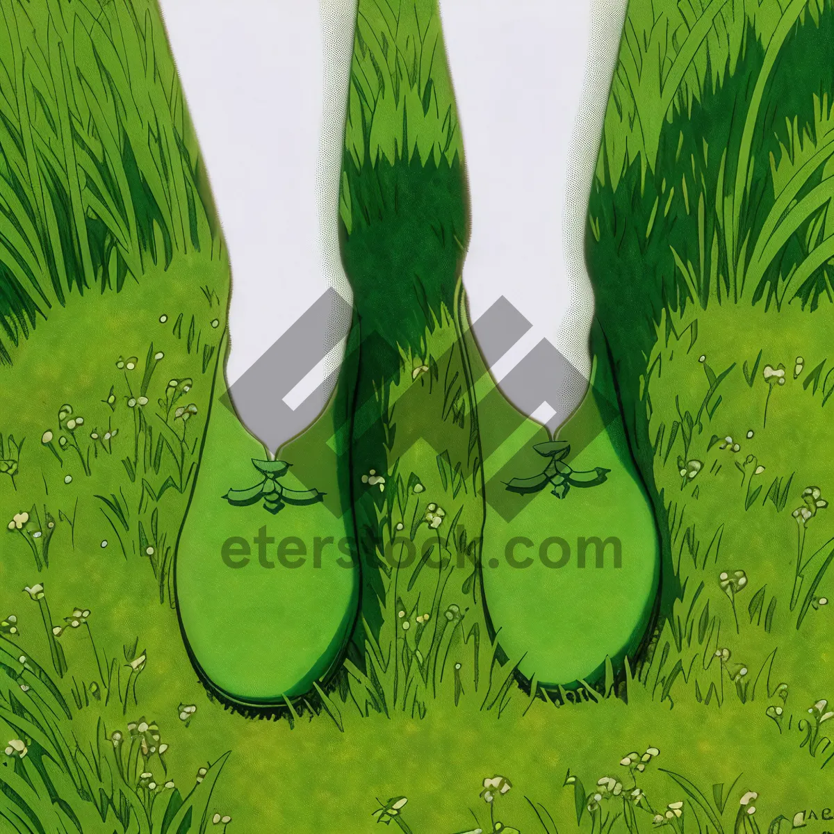 Picture of Green Meadow Leek with Sock