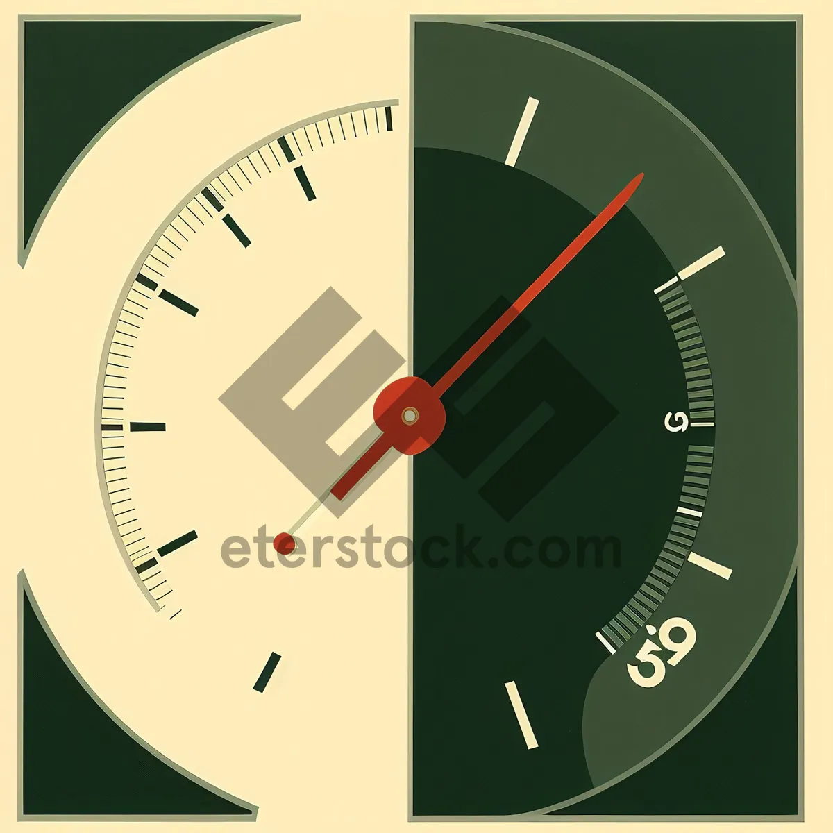 Picture of Business Office Analog Clock - Time Indicator