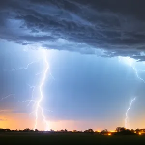 Vibrant and Dramatic Celestial Sky Scenery