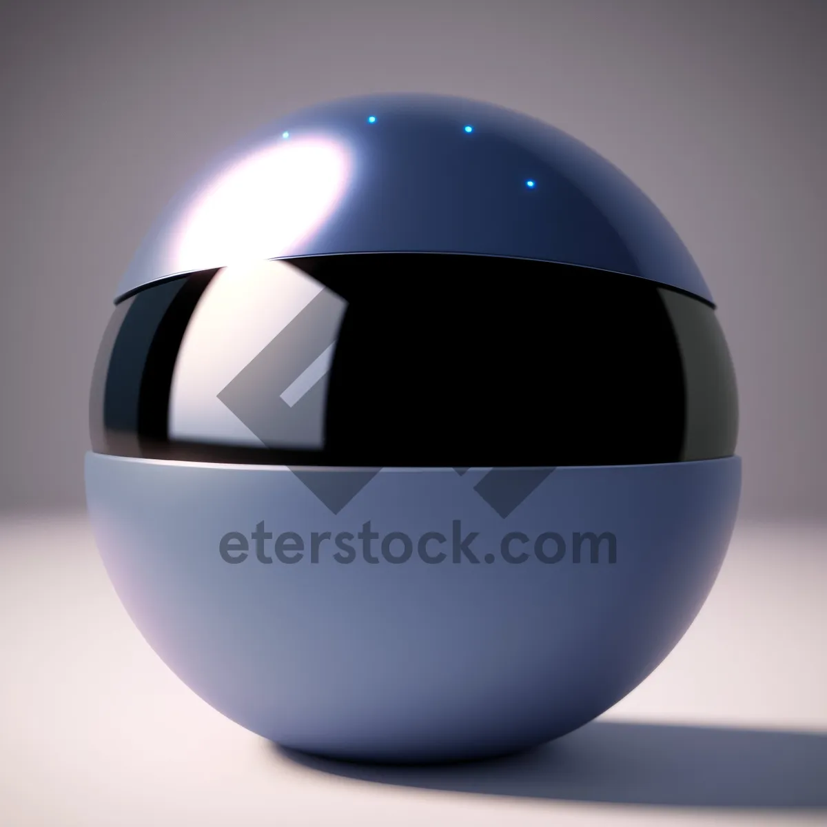 Picture of Glossy Earth Globe Icon: 3D Shiny Glass Planet