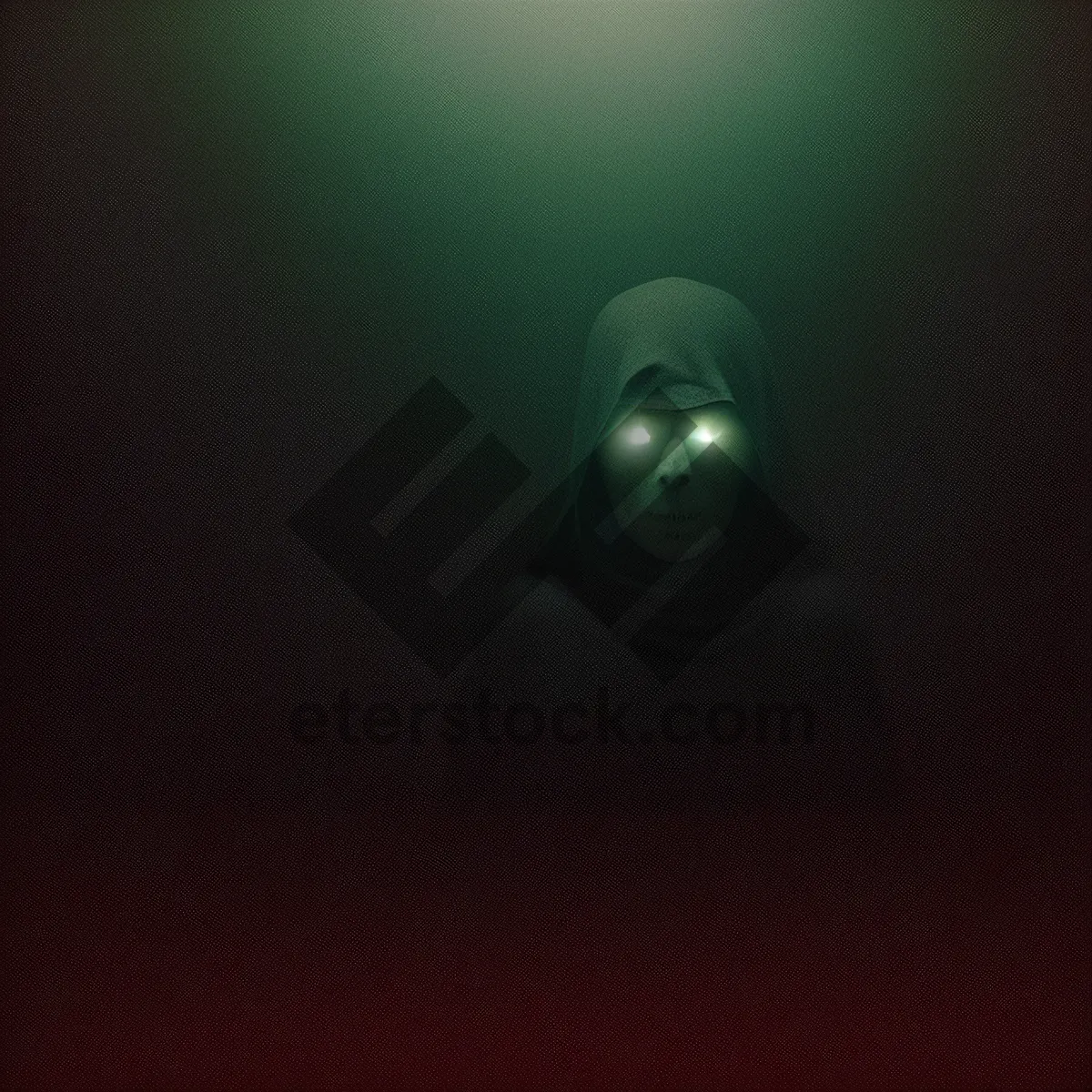 Picture of Shiny Spotlight Illuminating Black Space with Bright Design