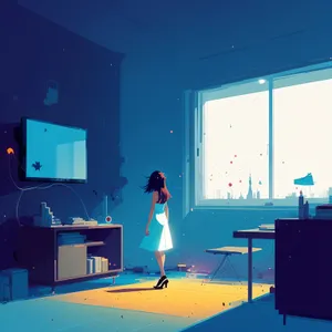 Corporate business meeting in modern office room.