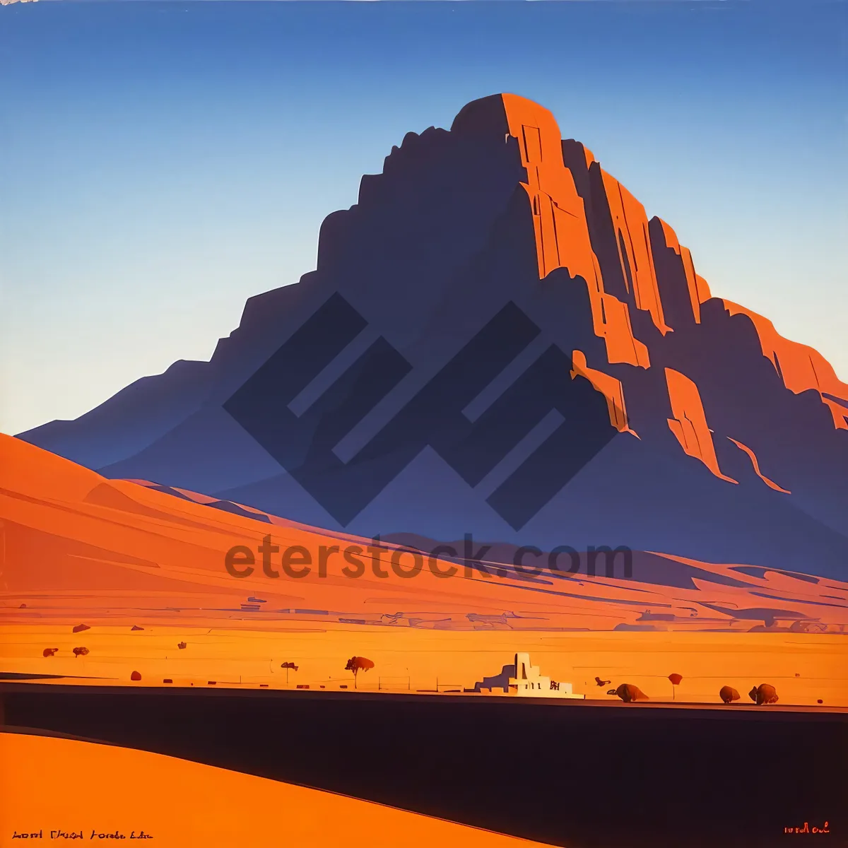 Picture of Golden Dunes at Desert Sunset: Moroccan Adventure