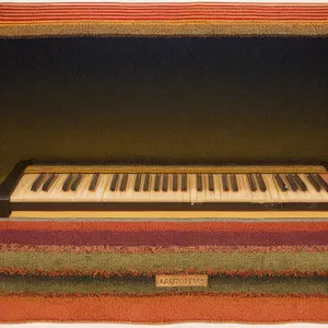 Harmonium Keyboard Instrument with Upright Keys