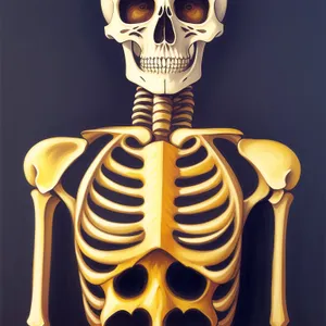 Anatomical Skeleton 3D Sculpture for Medical Science