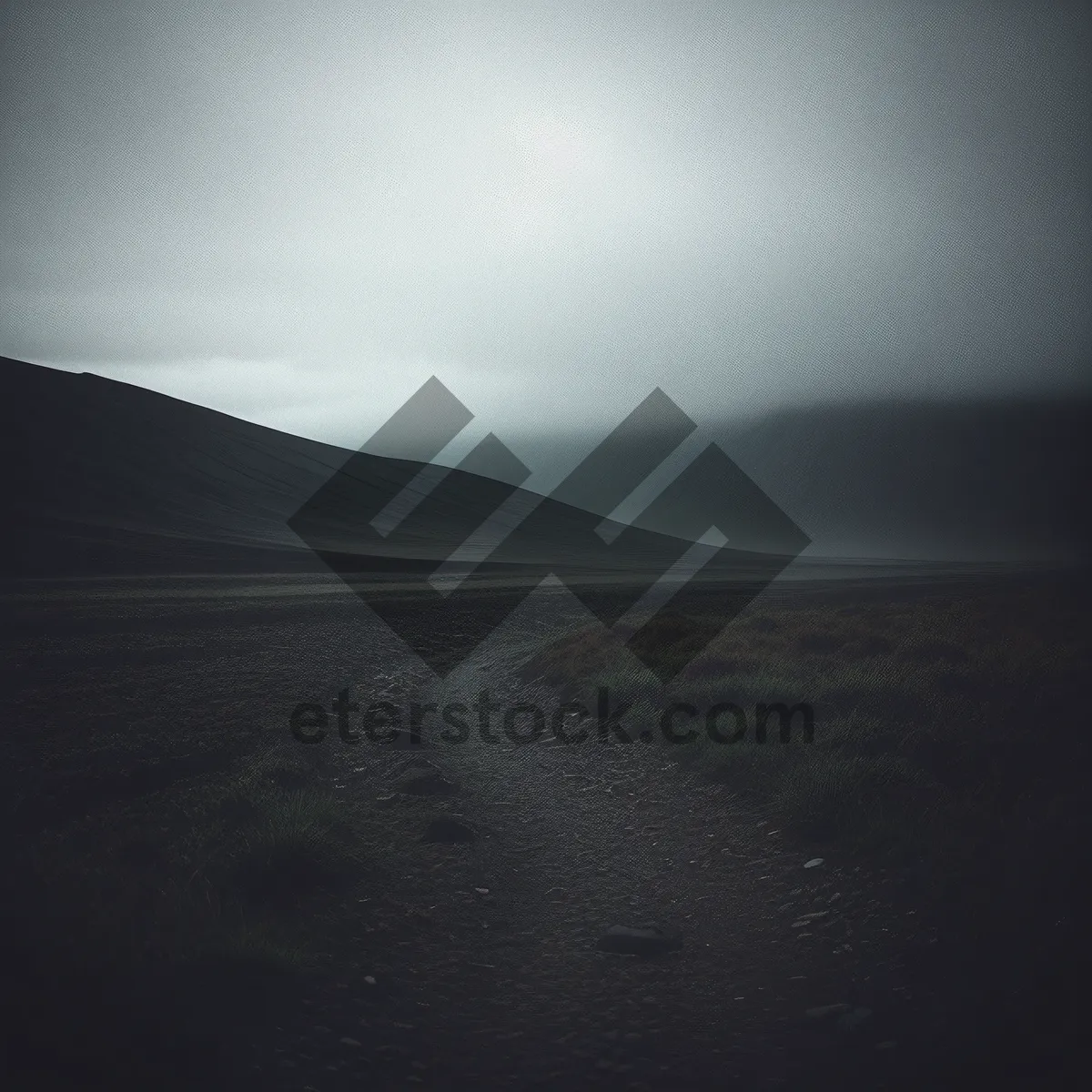 Picture of Sunset Over Desert Dunes: Majestic Sands and Vibrant Sky