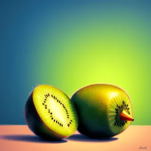 Fresh Kiwi Slice - Healthy and Juicy Tropical Fruit