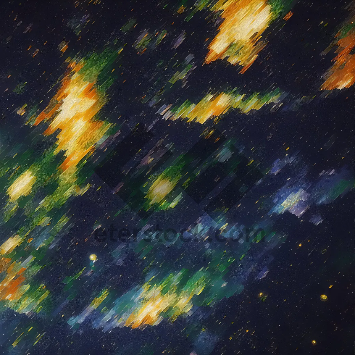 Picture of Starry Night Galaxy Texture Wallpaper Design