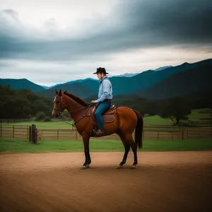 Stallion on Pasture, Equine Sports Equipment