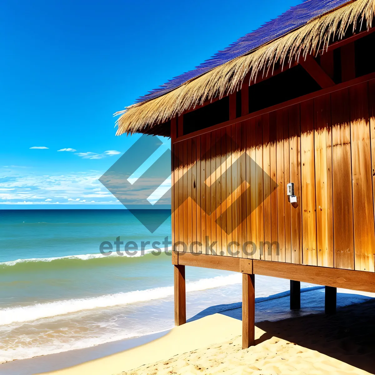 Picture of Sunny Beach Paradise: Azure Waters and Palm Trees