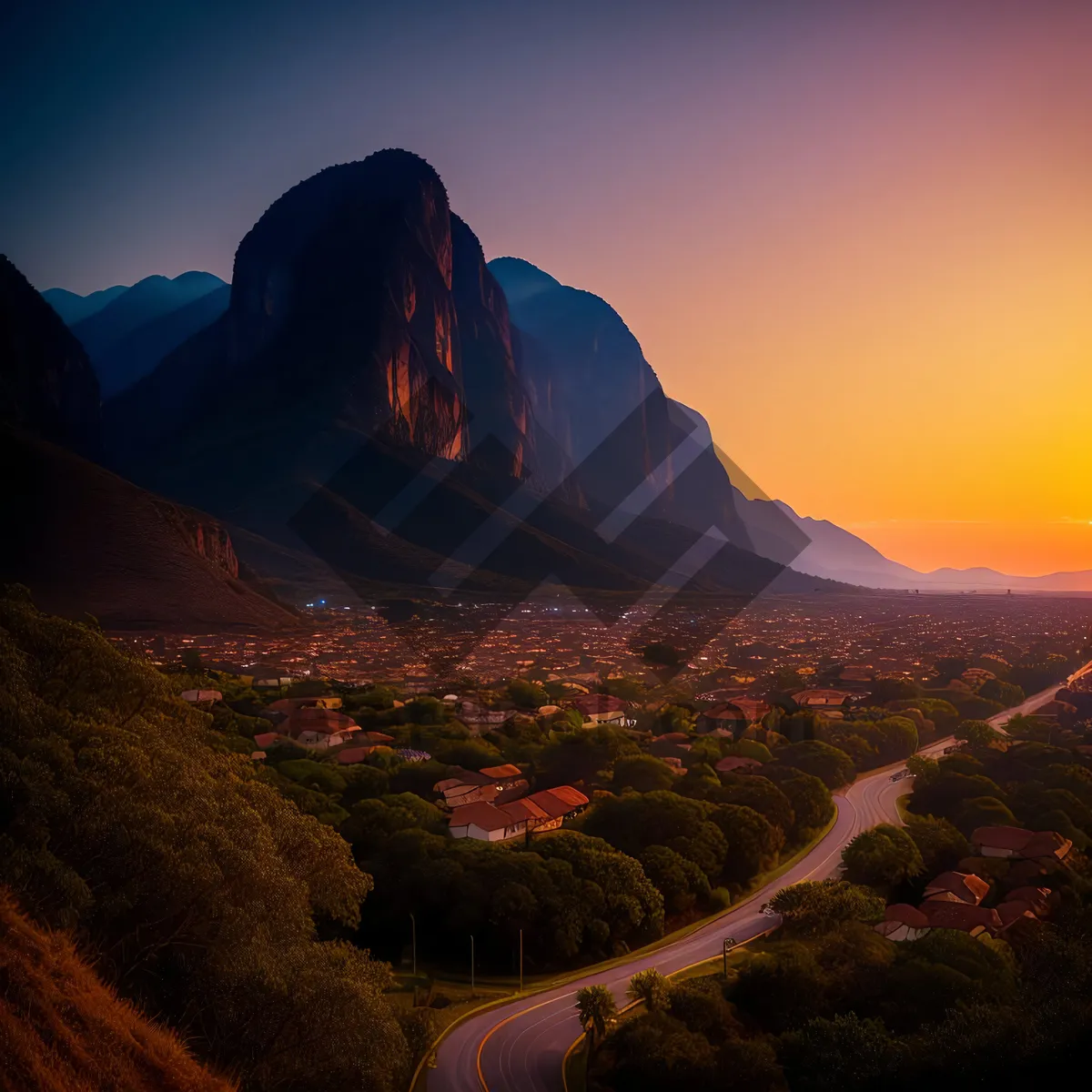 Picture of Sunset Over Grand Canyon's Majestic Landscape