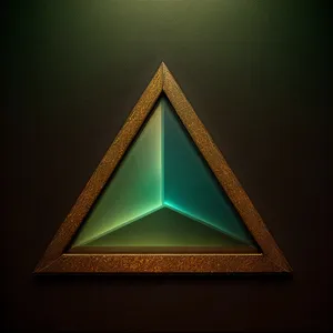 Symbolic Pyramid Warning Sign Design