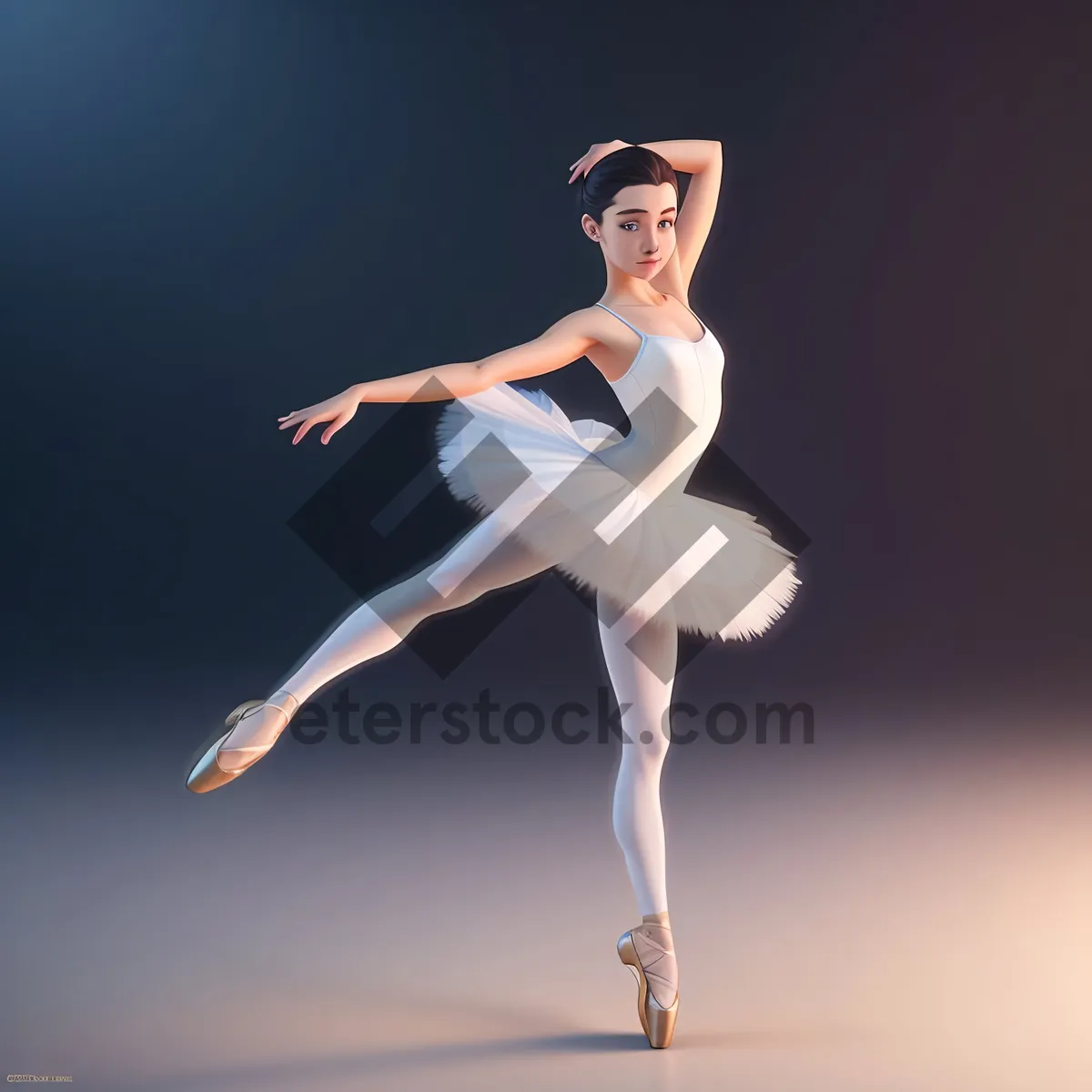 Picture of Graceful Ballet Dancer in Action