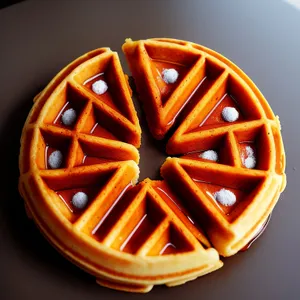 Spice-infused Bread Base on Coiled Trivet