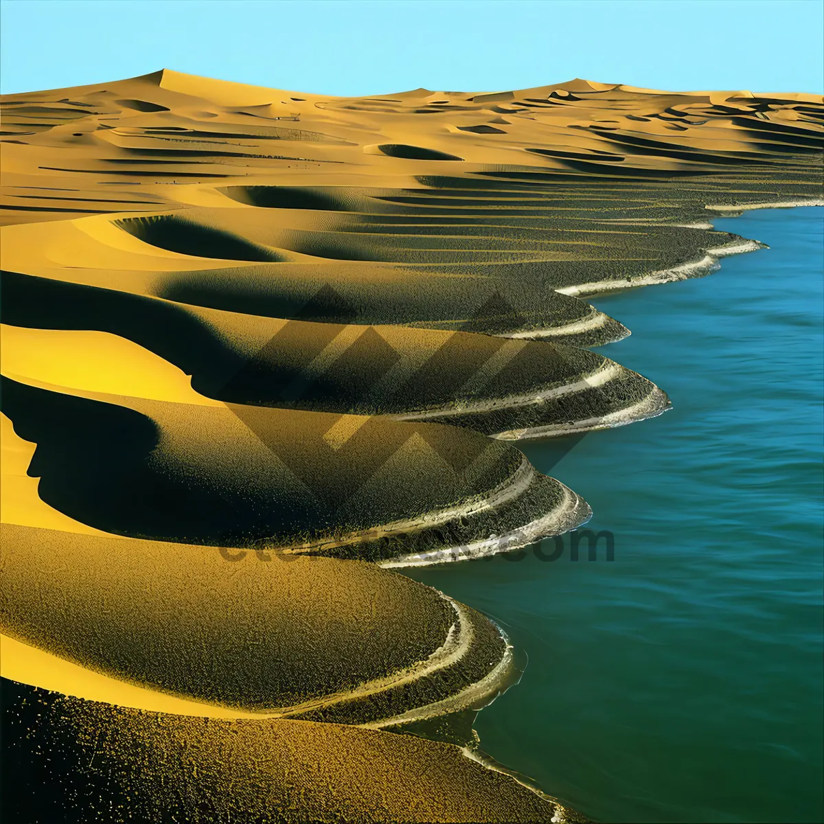 Picture of Sandy Dune Landscape with Sky