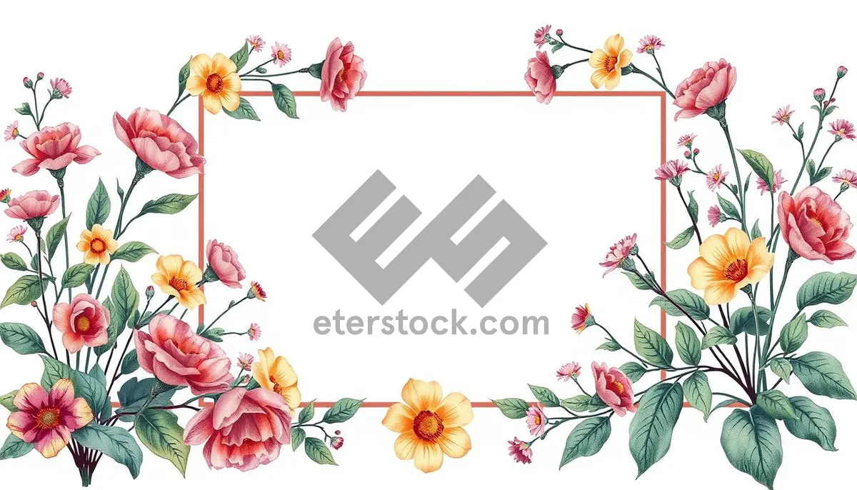 Picture of FloralSummerBranchOrnateDecorativePattern