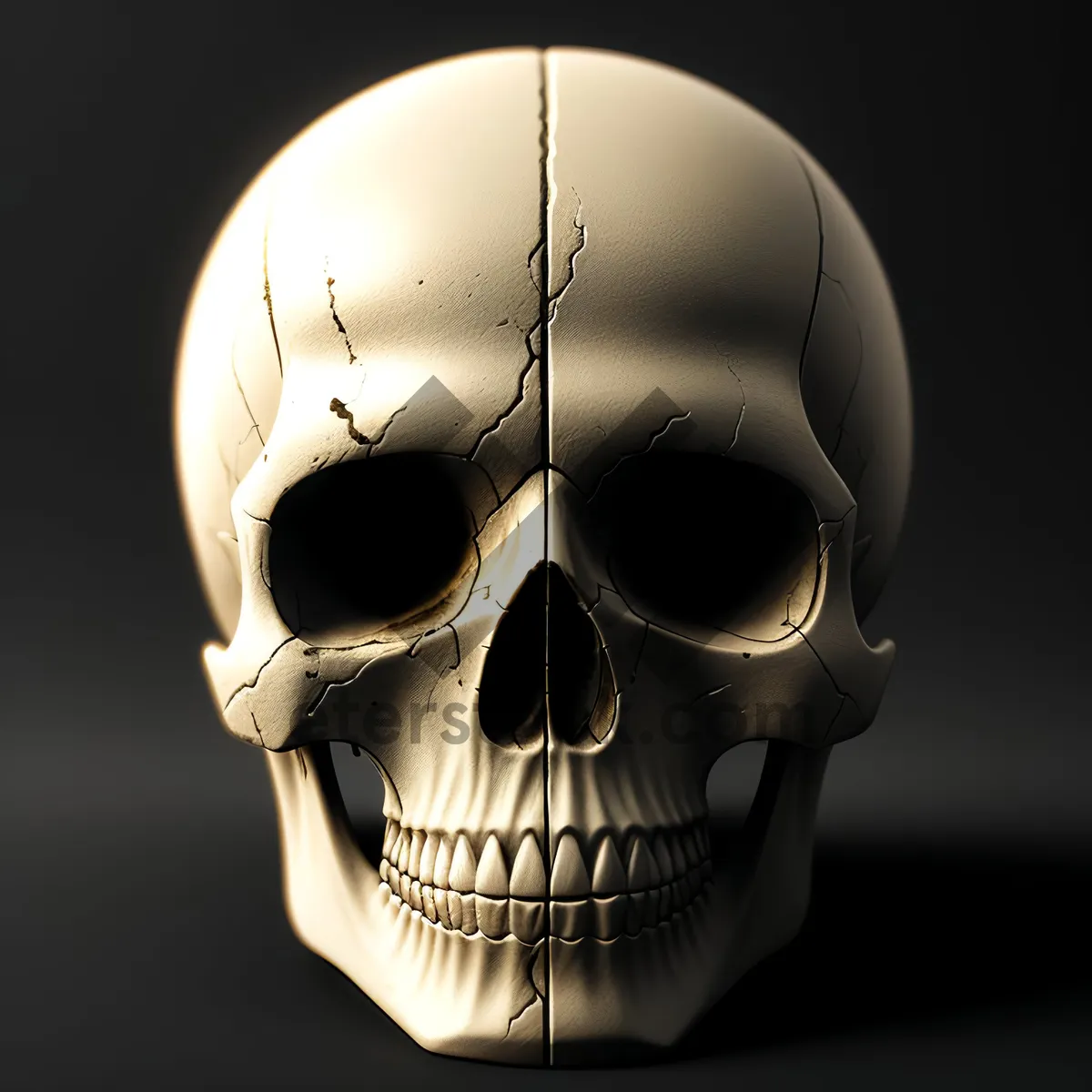 Picture of Terrifying Skeleton Pirate Mask: A Boneshaking Disguise