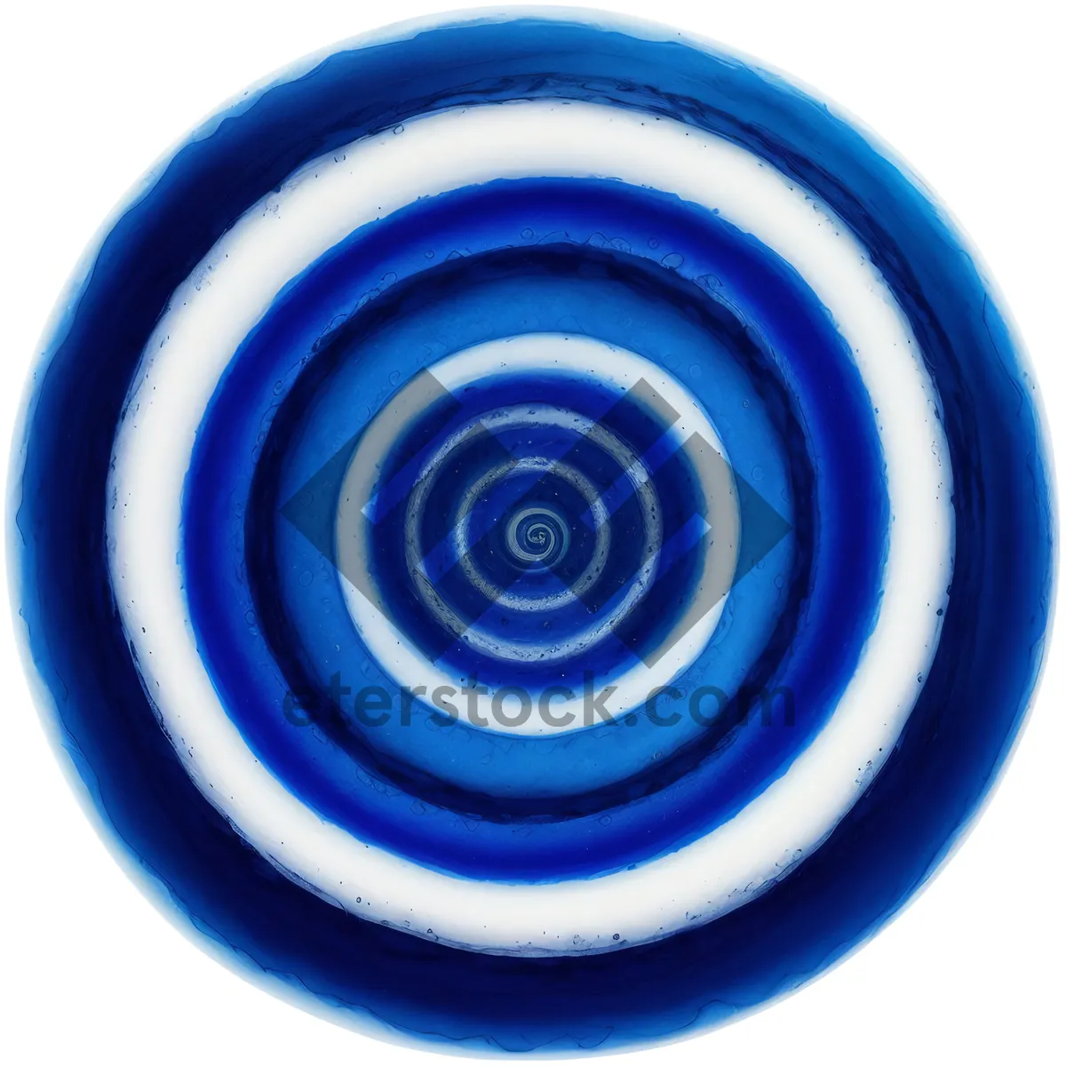 Picture of Circular Illuminated Button with Symbolic Labyrinth