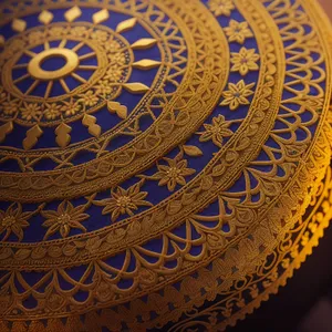 Arabesque Mosaic Dome: Majestic Antique Art Design