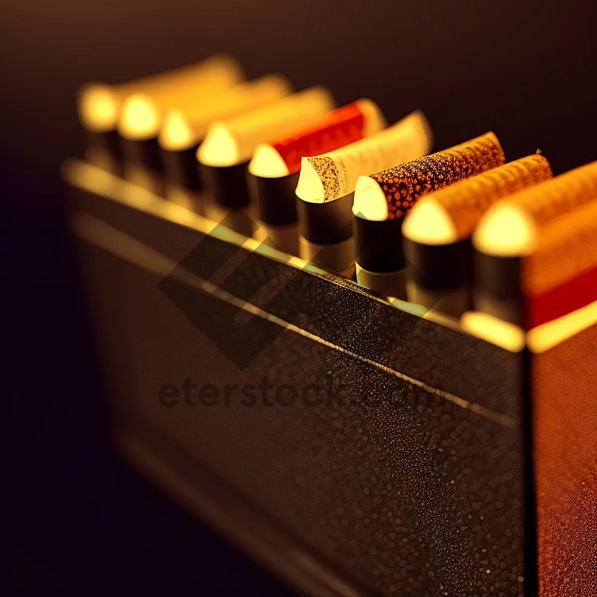 Picture of Matchstick Stick and Electronic Equipment Amplifier Device Abacus Calculator
