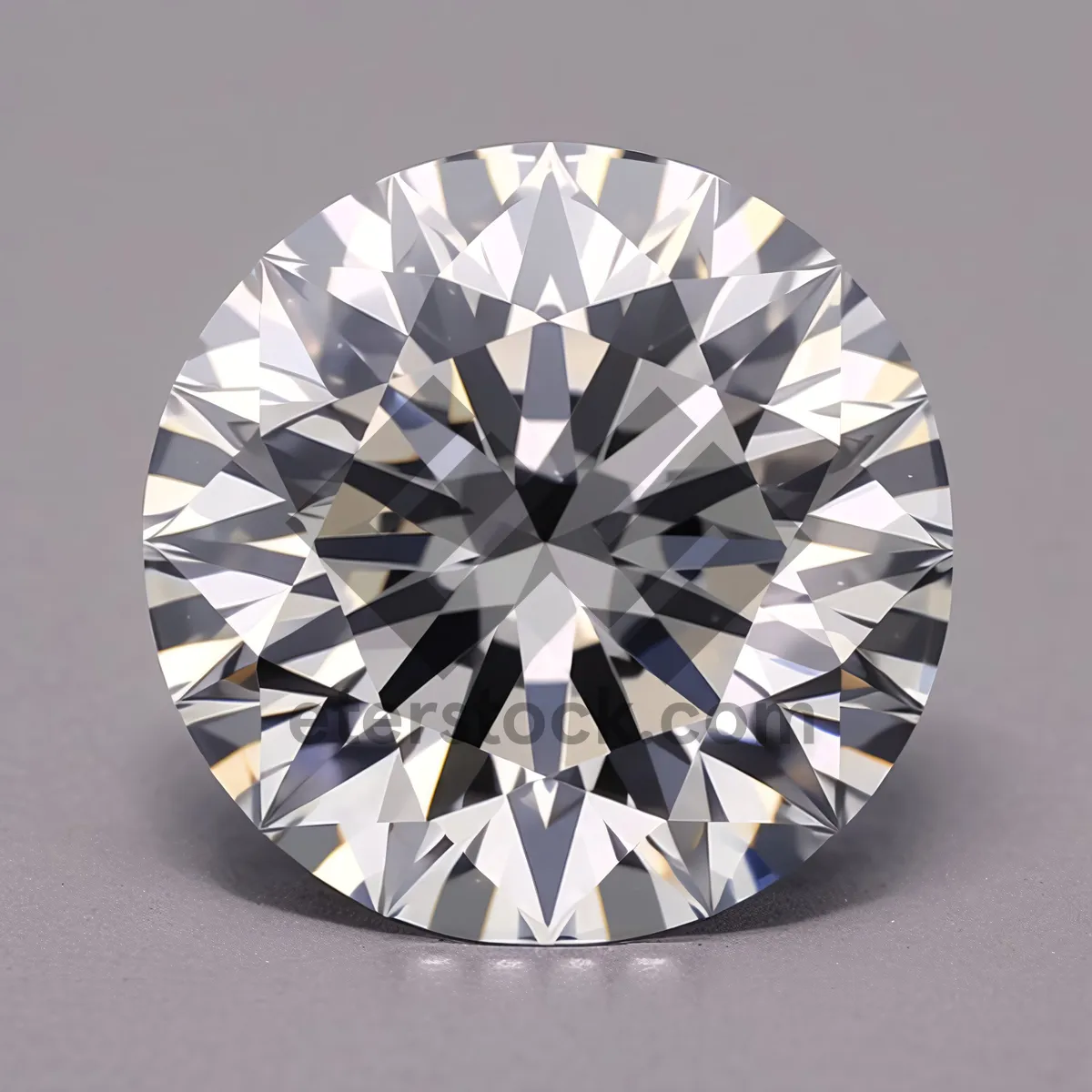 Picture of Sparkling Reflections: A Clear Diamond Gemstone