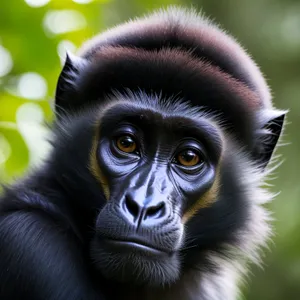 Endangered Primate Monkey at Wildlife Safari