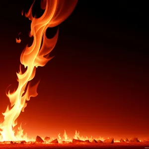 Blazing Inferno: Fiery Heat in Motion