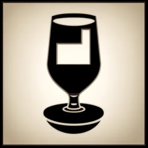 Elegant Wine Glass: Red Wine Celebration in Luxury Setting